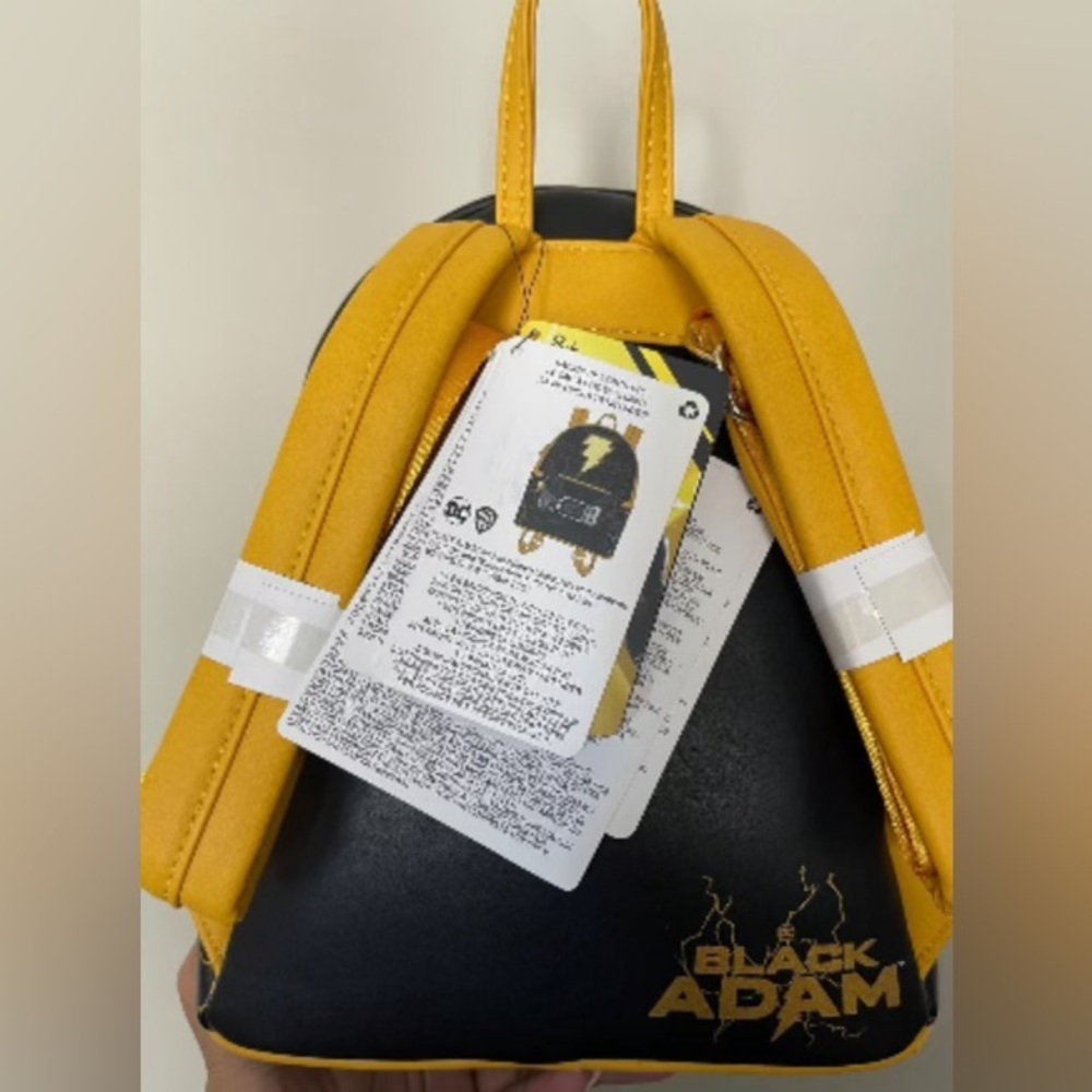 Loungefly DC Comics Black Adam Light-Up Cosplay Mini Backpack Bag NWT​​ - Picture 6 of 9
